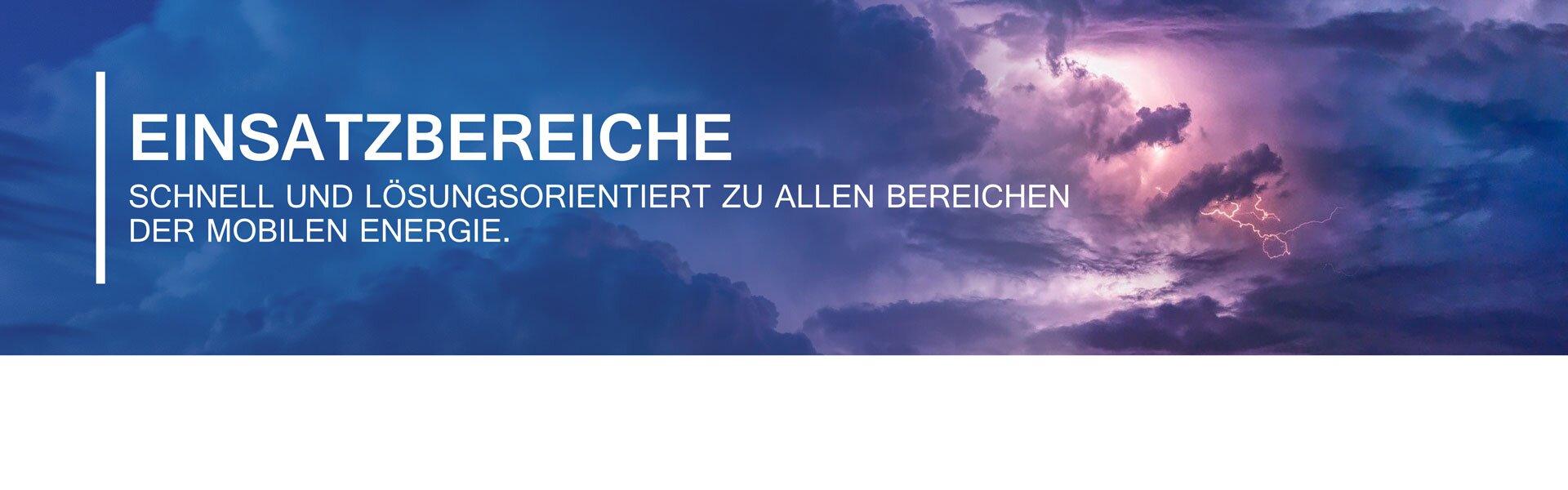 Mobile Energielösungen